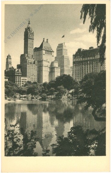 ak218197 New York: New York City, Mirrored Beauty, Central Park South