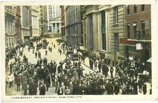 ak218207 New York: New York City, Curb Market, Broad Street