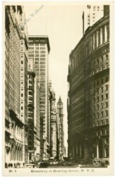 New York: New York City, Broadway at Bowling Green