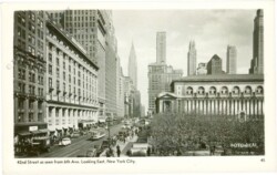 New York: New York City, 42nd Street as seen from 6th Ave. Looking East