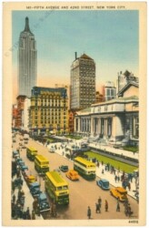 New York: New York City, Fifth avenue and 42nd street