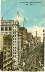 New York: New York City, Fifth avenue above 42nd street