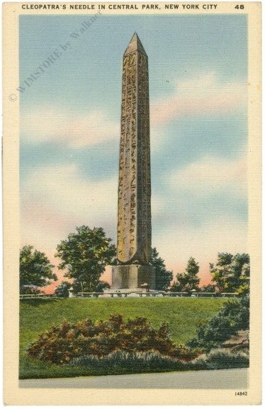 New York: New York City, Central Park, Cleopatra's Needle