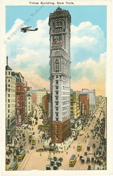 ak218219 New York: New York City, Times Building