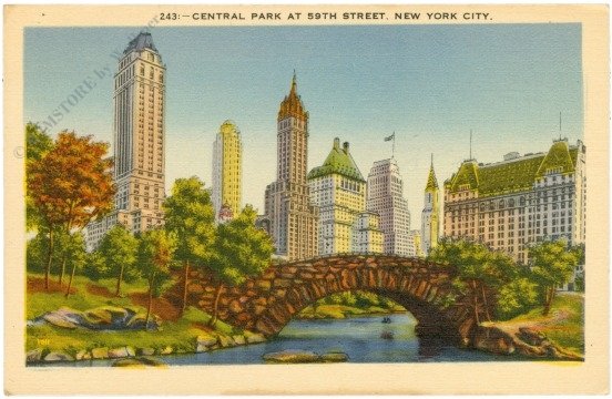 New York: New York City, Central Park at 59th street