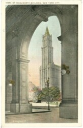 New York: New York City, Vista of Woolworth Building