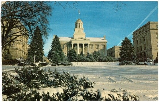 Iowa: Iowa City, Winter beauty at the Frist Capitol