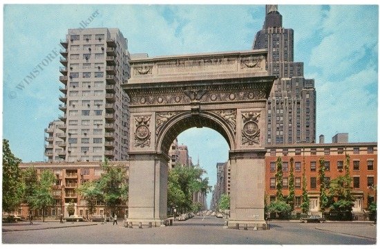 ak218234 New York: New York City, The Victory Arch-Washington Square