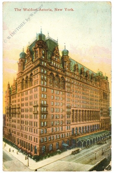 ak218250 New York: New York City, The Waldorf-Astoria