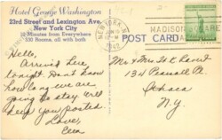 New York: New York City, Hotel George Washington