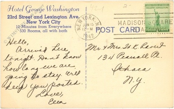 New York: New York City, Hotel George Washington