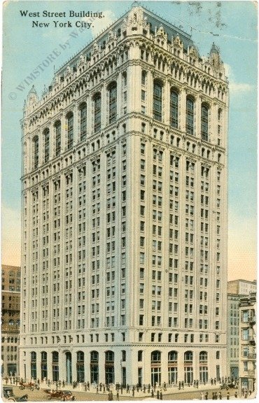 ak218253 New York: New York City, West Street Building