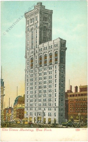 ak218260 New York: New York City, Times Building