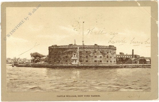 ak218268 New York: New York City, Harbor, Castle William