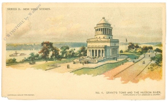 ak218272 New York: New York City, Grant's Tomb and the Hudson River