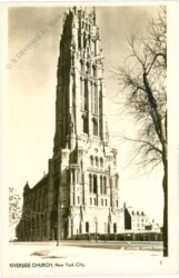 ak218285 New York: New York City, Riverside Church
