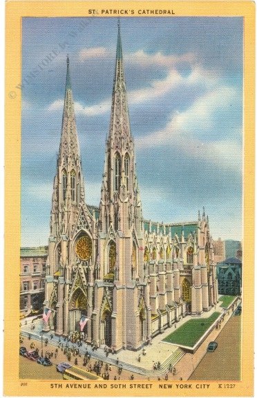 ak218286 New York: New York City, St. Patrick's Church