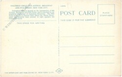 New York: New York City, Columbus Circle, 8th Avenue, Broadway and 59th Street