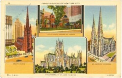New York: New York City, Famous churches