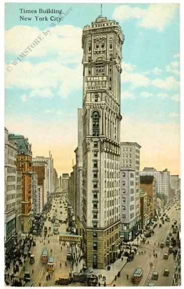 ak218309 New York: New York City, Times Building