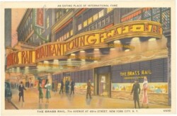 New York: New York City, An eating place of international fame - The Brass Rail