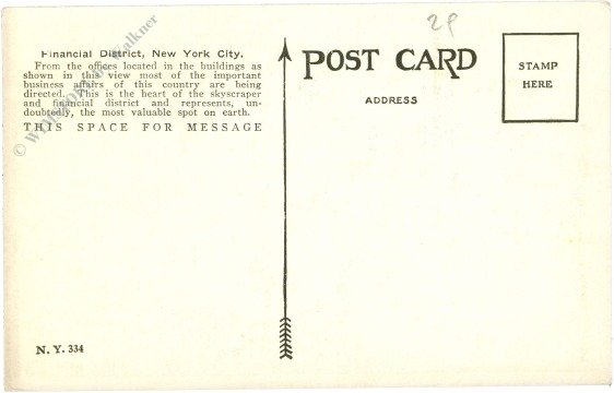 New York: New York City, Financial District