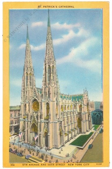 ak218326 New York: New York City, St. Patricks Cathedral