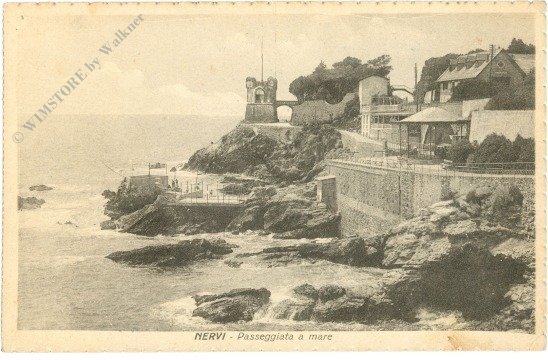 Nervi, Passeggiata a mare
