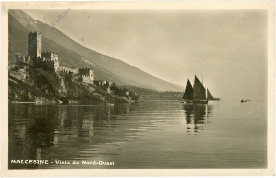 Malcesine, Vista da Nord-Ovest