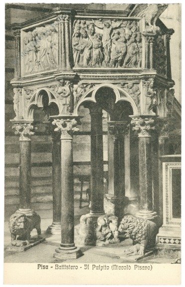 Pisa, Battistero, Il Pulpito