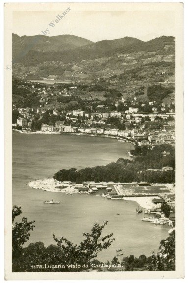Lugano, visto da Castagnola