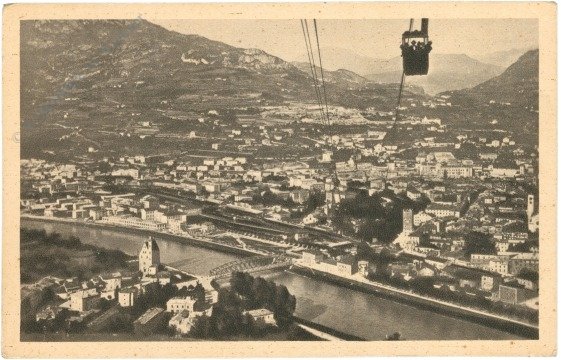 Trento, Panorama e carrello della Funivia