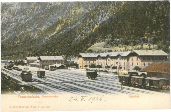 ak218416 Franzensfeste, Brennerbahn, Bahnhof