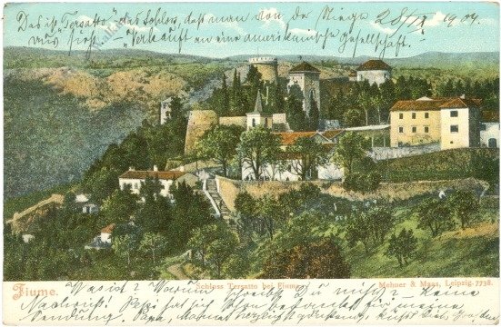 ak218434 Fiume, Schloss Tersatto