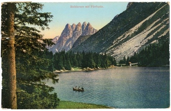 Raiblersee, mit Fünfspitz