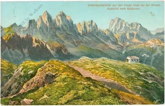 ak218460 Brixen, Unterkunftshütte auf der Plose