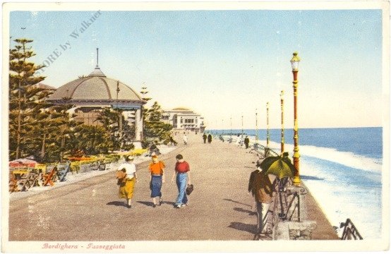 ak218465 Bordighera, Passeggiata