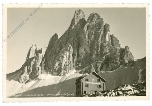 ak218485 Dolomiti (Dolomiten), Rifugio Mussolini, Croda dei Toni