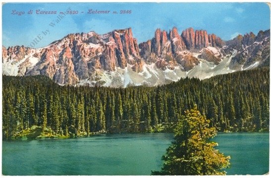 Lago di Carezza, Latemar