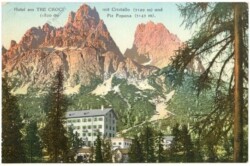 Dolomiti (Dolomiten), Hotel Tre Croci mit Cristallo