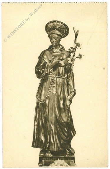 Padova, Basilica di S. Antonio, Statua del Santo sopra il suo Altare