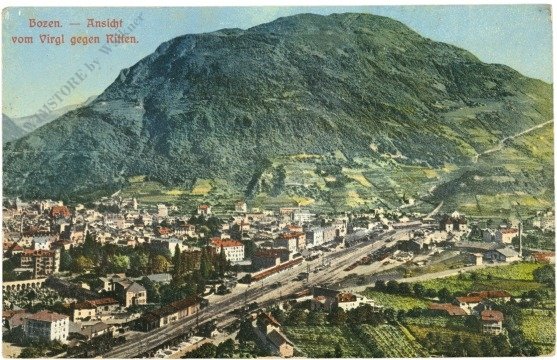 ak218520 Bolzano (Bozen), Ansicht vom Virgl gegen Ritten