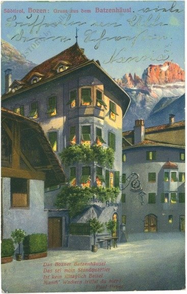 ak218530 Bolzano (Bozen), Gruss aus dem Batzenhäusl
