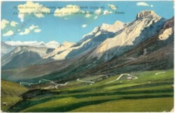 Dolomiti (Dolomiten), Pordoi-Strasse mit Sasso Cappello
