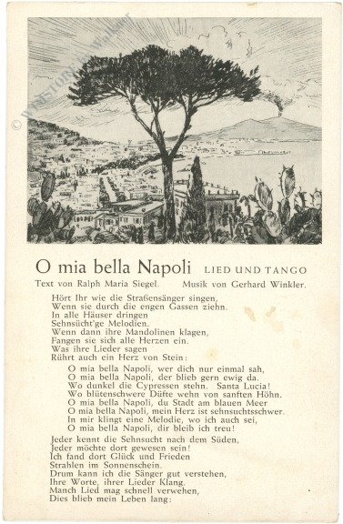 Napoli (Neapel), O mia bella Napoli
