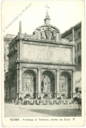 Roma (Rom), Fontana di Termini, eretta da Sisto