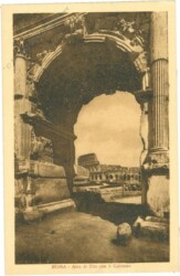 ak218596 Roma (Rom), Arco di Tito con il Colosseo
