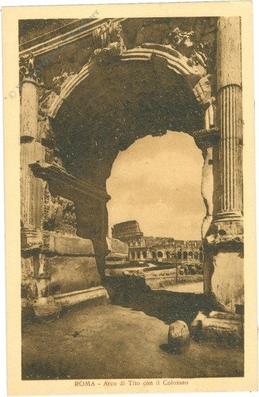 Roma (Rom), Arco di Tito con il Colosseo