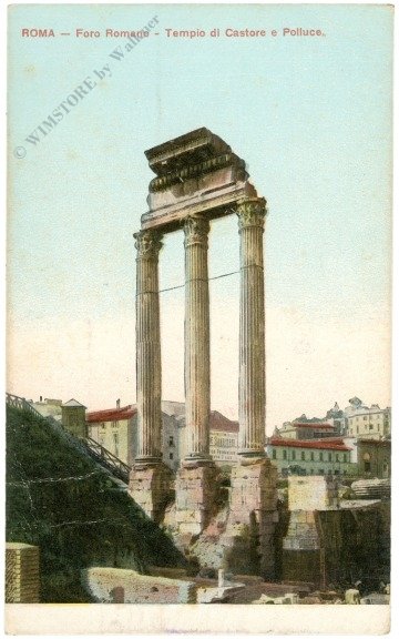 Roma (Rom), Foro Romano, Tempio di Castore e Polluce