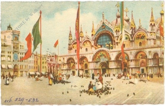 ak218662 Venezia (Venedig), Chiesa di S. Marco e Torre dell'Orologio